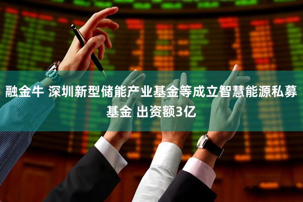 融金牛 深圳新型储能产业基金等成立智慧能源私募基金 出资额3亿